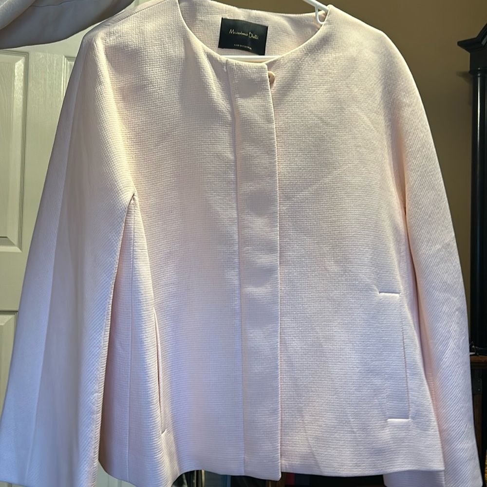 Massimo Dutti pink blazer